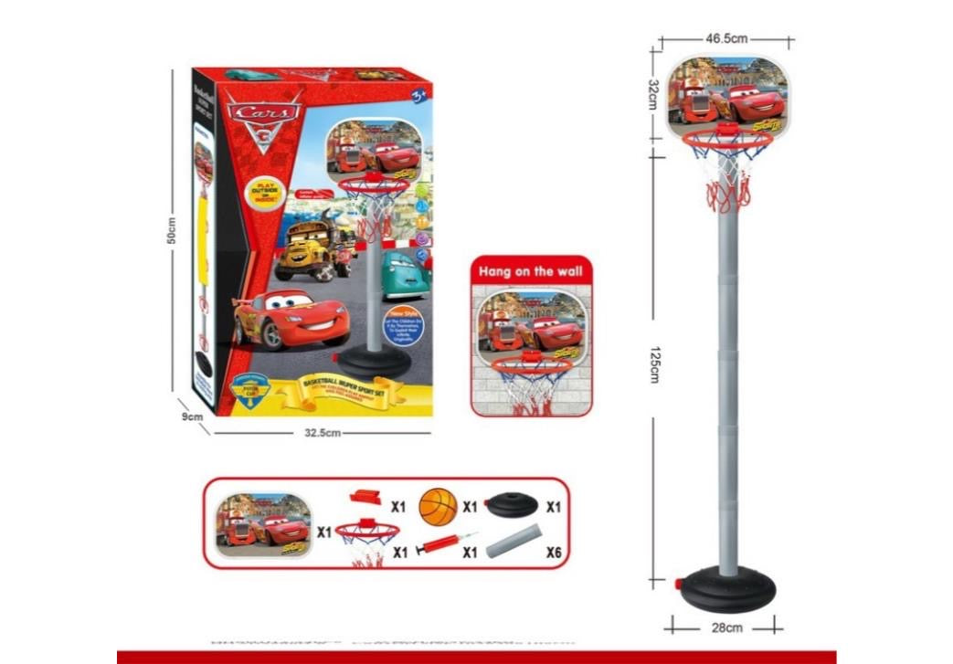 CARS BASKETBALL STAND